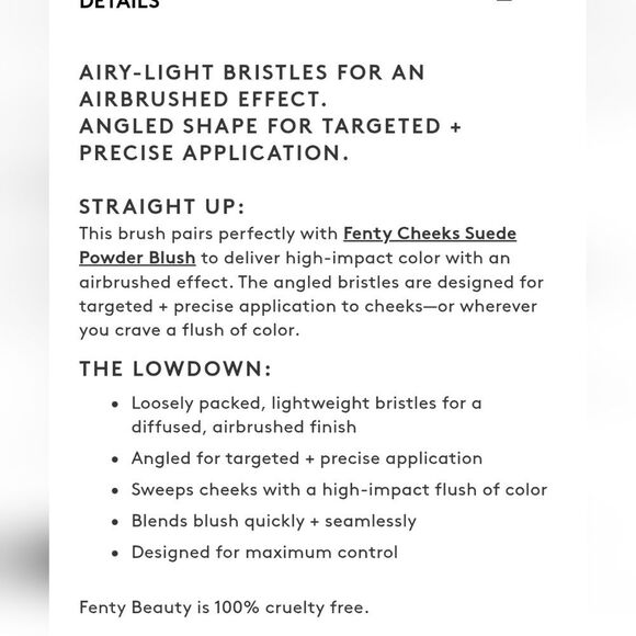 Fenty Beauty 155 Blush Makeup Brush - Picture 6 of 6